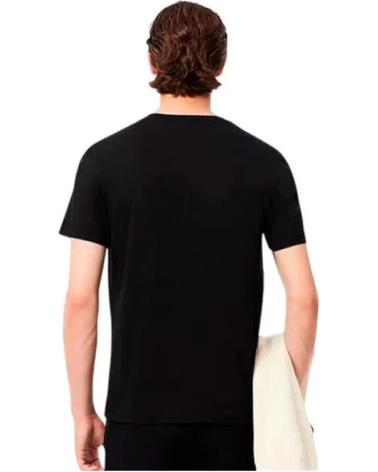 LACOSTE CAMISETA HOMBRE BASICA TH507700 BLACK