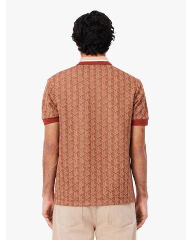 -LACOSTE-POLO-DE-JACQUARD-MONOGRAMA-ROJO-BEIGE-MULTICOLOR