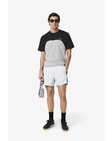 T-SHIRT LACOSTE DE MALHA CINZA TH955100 GRIS