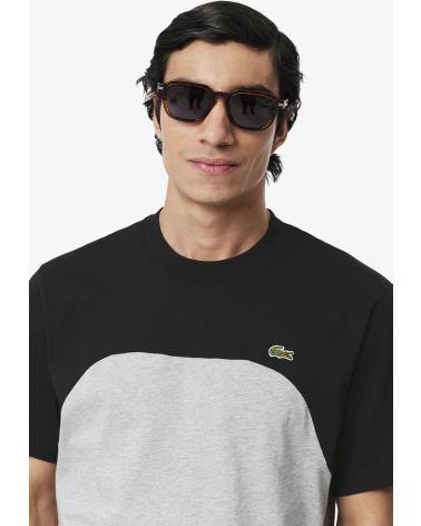 T-SHIRT LACOSTE DE MALHA CINZA TH955100 GRIS