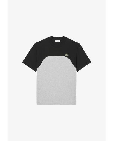 T-SHIRT LACOSTE DE MALHA CINZA TH955100 GRIS