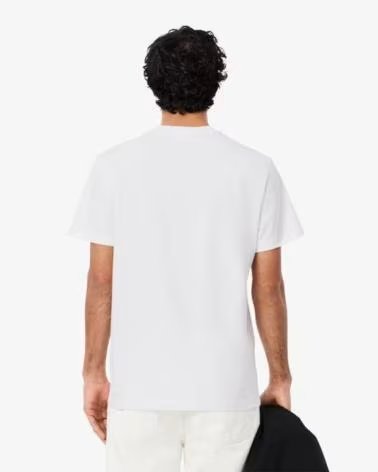 LACOSTE KURZARM T-SHIRT TH9842-001 HERREN BLANCO