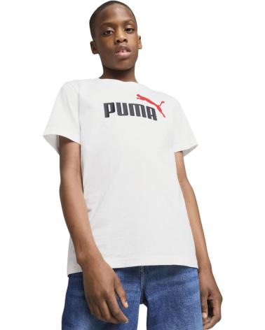 -PUMA-T-SHIRT PUMA ESSENTIALS LOGO 685778-02 BIANCO-2