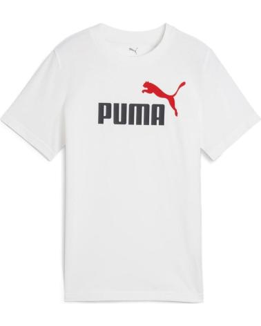 -PUMA-T-SHIRT PUMA ESSENTIALS LOGO 685778-02 BIANCO-2