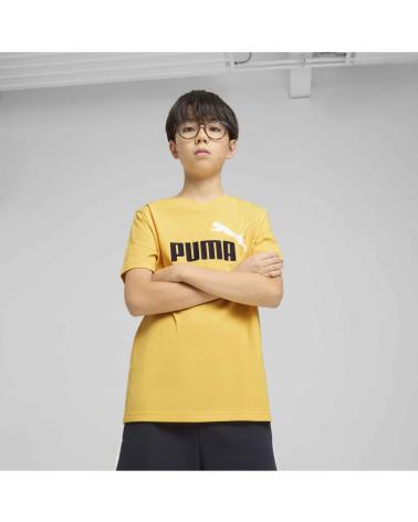 PUMA T-SHIRT ESSENTIEL LOGO JAUNE - RÉF. 685778-55 55