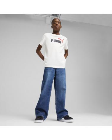 PUMA T-SHIRT ESSENTIEL LOGO JAUNE - RÉF. 685778-55 55