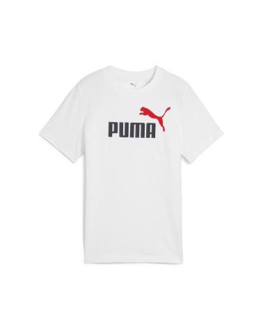 PUMA T-SHIRT ESSENTIEL LOGO JAUNE - RÉF. 685778-55 55