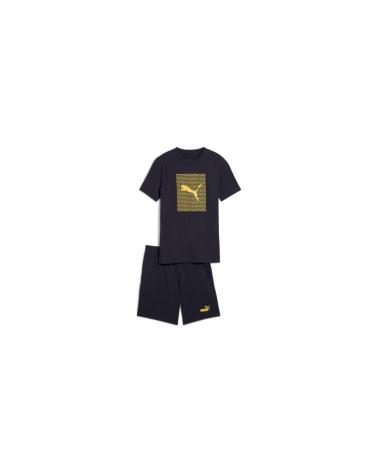 COMPLETO MAGLIETTA E PANTALONCINI PUMA 686300 BLU MARINO AZUL MARINO