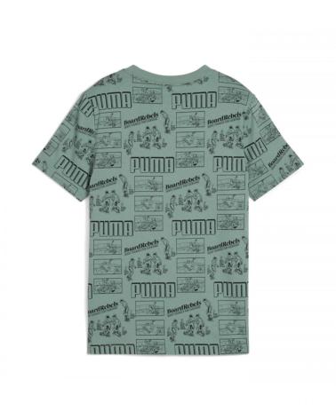 PUMA CAMISETA PUMA ESTAMPADA PARA NIÑO - 685146 VERDE