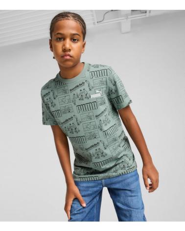 PUMA CAMISETA PUMA ESTAMPADA PARA NIÑO - 685146 VERDE