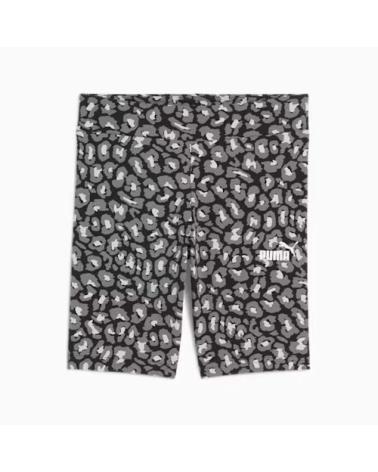 PUMA LEGGINGS CORTI STAMPATI 685616 NERI NEGRO