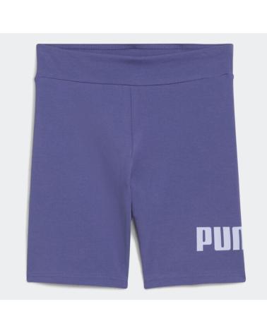 PUMA SHORTS FÜR MÄDCHEN VIOLETT MIT LOGO 686074 PúRPURA