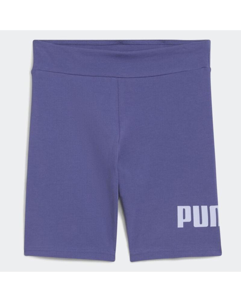 PUMA SHORTS FÜR MÄDCHEN VIOLETT MIT LOGO 686074 PúRPURA
