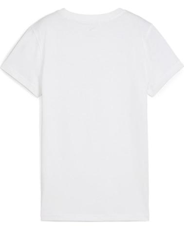 T-SHIRT PUMA ESS METALLIC TEE BRANCA PARA MULHER BLANCO