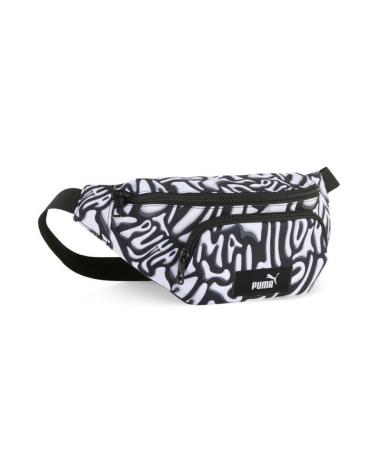 PUMA GRAPHIC WAIST BAG REFERENCE 091487 BLACK AND WHITE BLANCO