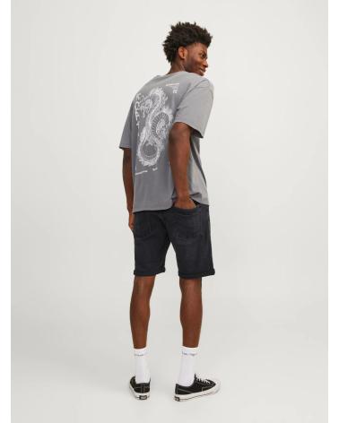 JACK & JONES REGULAR FIT DENIM SHORTS BLACK BLACK