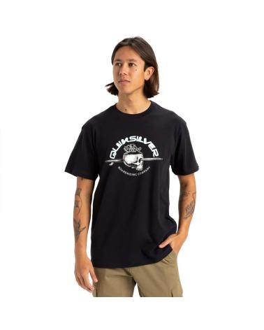 CAMISETA QUIKSILVER EQYZT08056 NEGRA MANGA CORTA BLACK