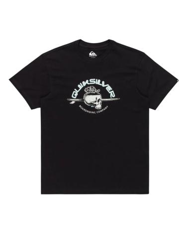 CAMISETA QUIKSILVER EQYZT08056 NEGRA MANGA CORTA BLACK