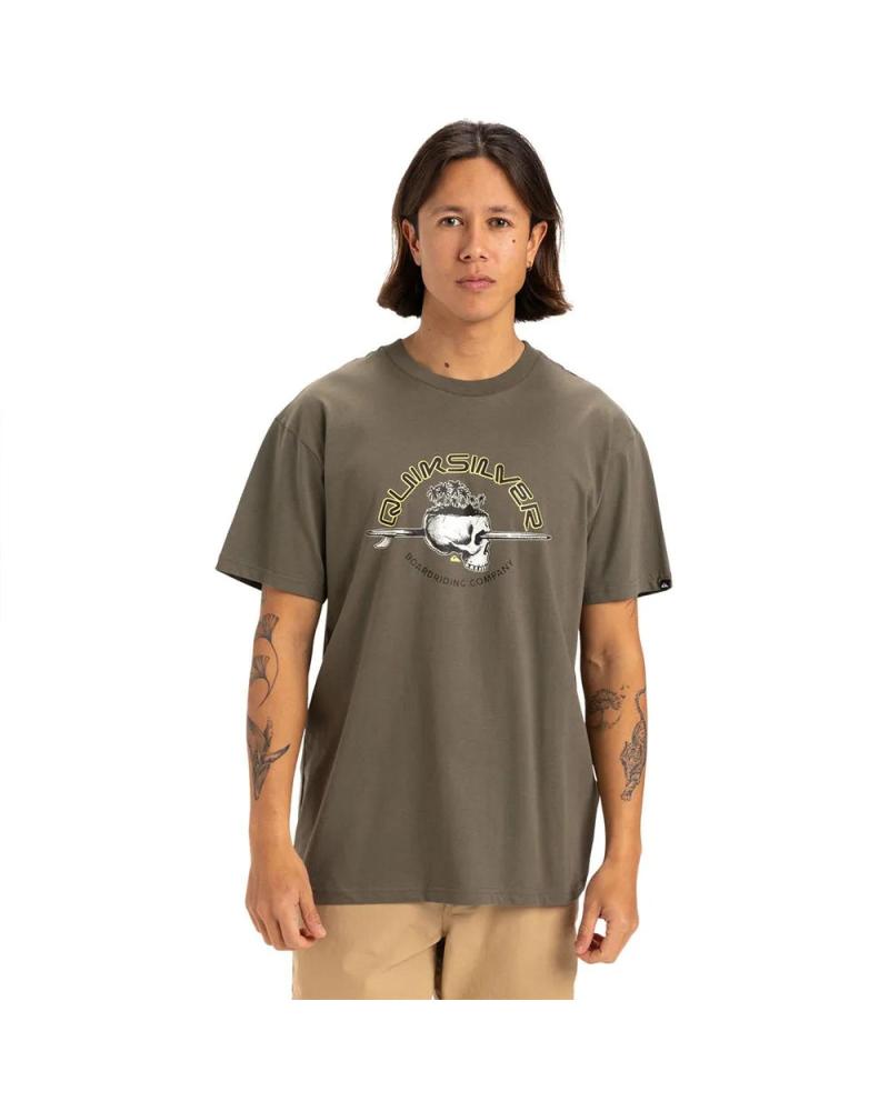 CAMISETA QUIKSILVER EQYZT08056 VERDE MANGA CORTA GREEN