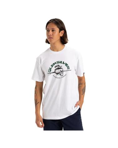 CAMISETA QUIKSILVER EQYZT08056 BLANCA MANGA CORTA BLANCO
