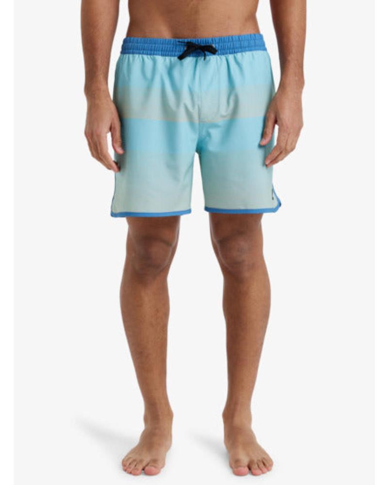 QUIKSILVER SWIM SHORTS SURFSILK SCALLOP VOLLEY EQYJV04108 AQUA VERDE