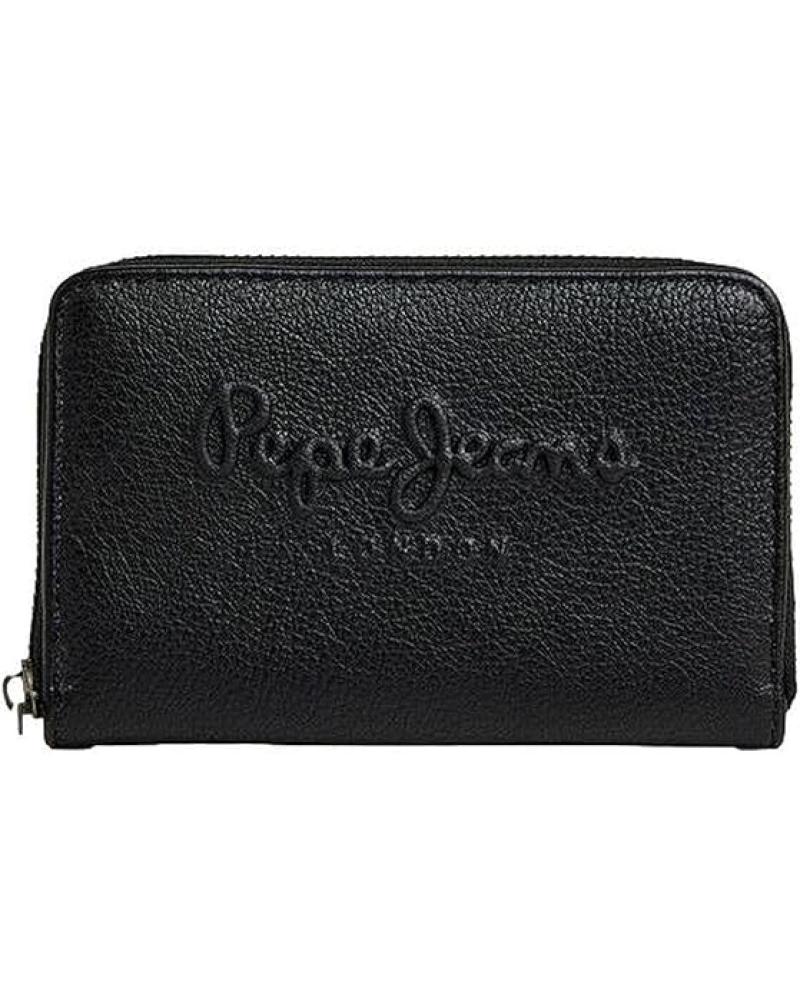 PEPE JEANS BLACK WALLET PL070201 NEGRO