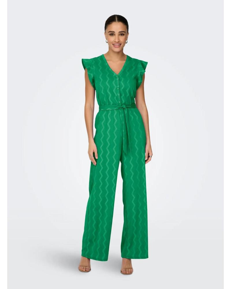 ONLY PLEATED LONG JUMPSUIT 15357551 EMERALD GREEN VERDE