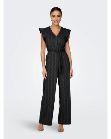 MONO LARGO PLISADO ONLY 15357551 NEGRO ELEGANTE NEGRO
