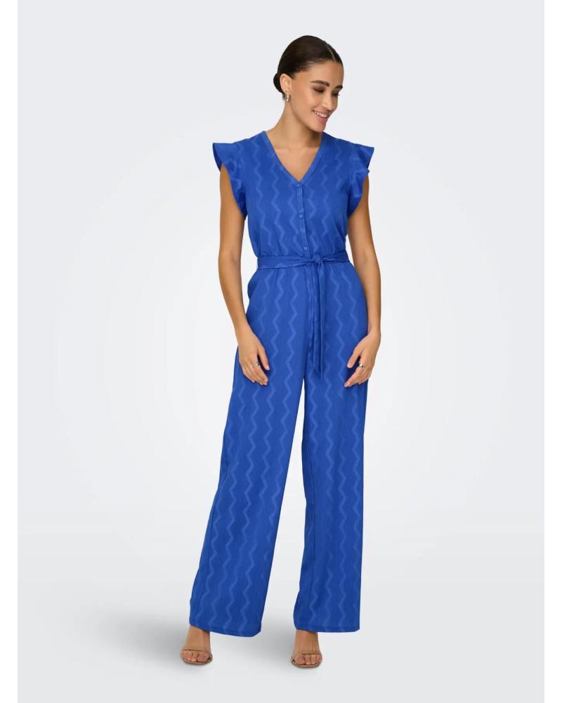 ONLY PLEATED LONG JUMPSUIT 15357551 ELECTRIC BLUE AZUL