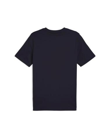 PUMA NAVY BLUE T-SHIRT WITH SNEAKER PRINT 684830 AZUL