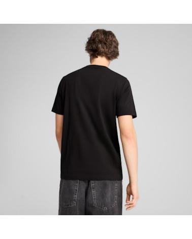 PUMA BLACK T-SHIRT WITH PUMA GRAPHIC 684836 NEGRO