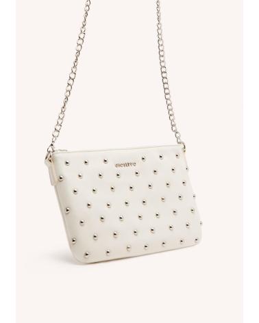 BORSA A TRACOLLA GIOSEPPO NORWELL 75502 BIANCA CON BORCHIE BLANCO