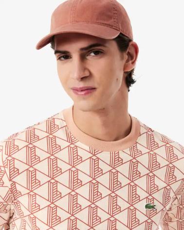 T-SHIRT LACOSTE IMPRIMÉ LATTE IBERIS MULTICOLORE MULTICOLOR
