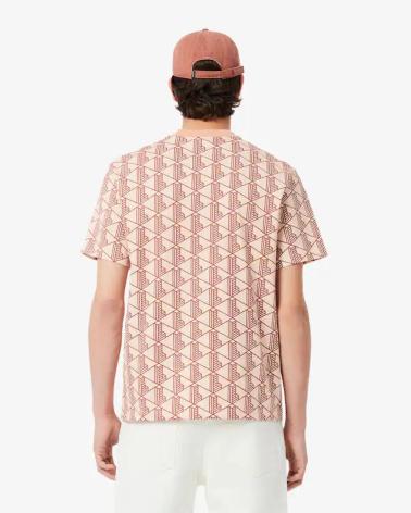 T-SHIRT LACOSTE IMPRIMÉ LATTE IBERIS MULTICOLORE MULTICOLOR