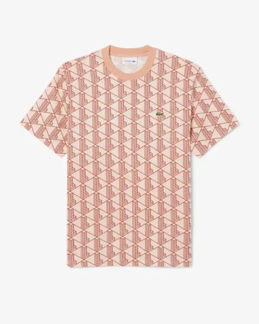 T-SHIRT LACOSTE IMPRIMÉ LATTE IBERIS MULTICOLORE MULTICOLOR