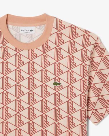T-SHIRT LACOSTE IMPRIMÉ LATTE IBERIS MULTICOLORE MULTICOLOR