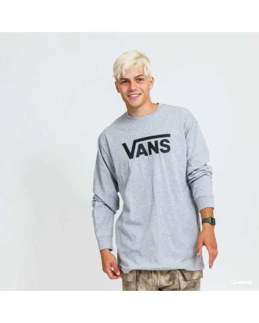 VANS CLASSIC LOGO LONG SLEEVE T-SHIRT GREY - VN00K6HATJ GRIS