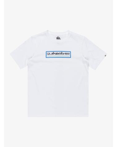 T-SHIRT MANCHES COURTES QUIKSILVER EQBZT04846 BLANC BLANCO
