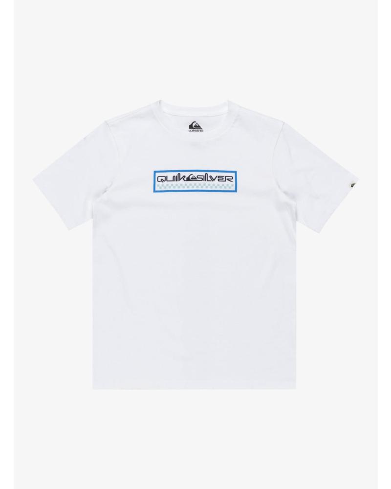 T-SHIRT MANCHES COURTES QUIKSILVER EQBZT04846 BLANC BLANCO