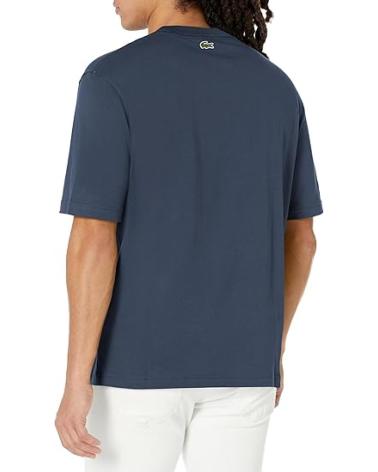 CAMISETA LACOSTE TH141500IJY AZUL AZUL