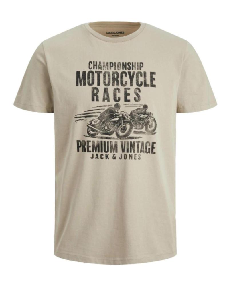 JACK & JONES 12225737 BEIGE T-SHIRT BEIGE