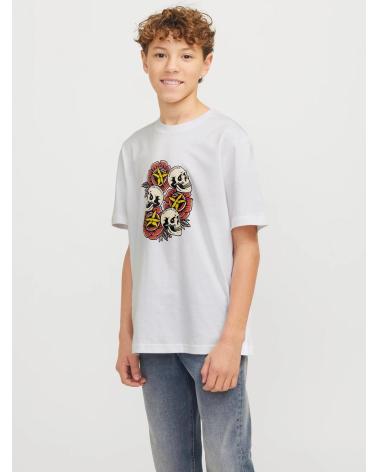 Accueil-JACK-AND-JONES-CAMISETA-MANGA-CORTA-JACK-JONES-12274892-BLANCO