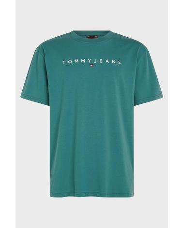 TOMMY JEANS T-SHIRT DM0DM17993 CT0 VERDE VERDE