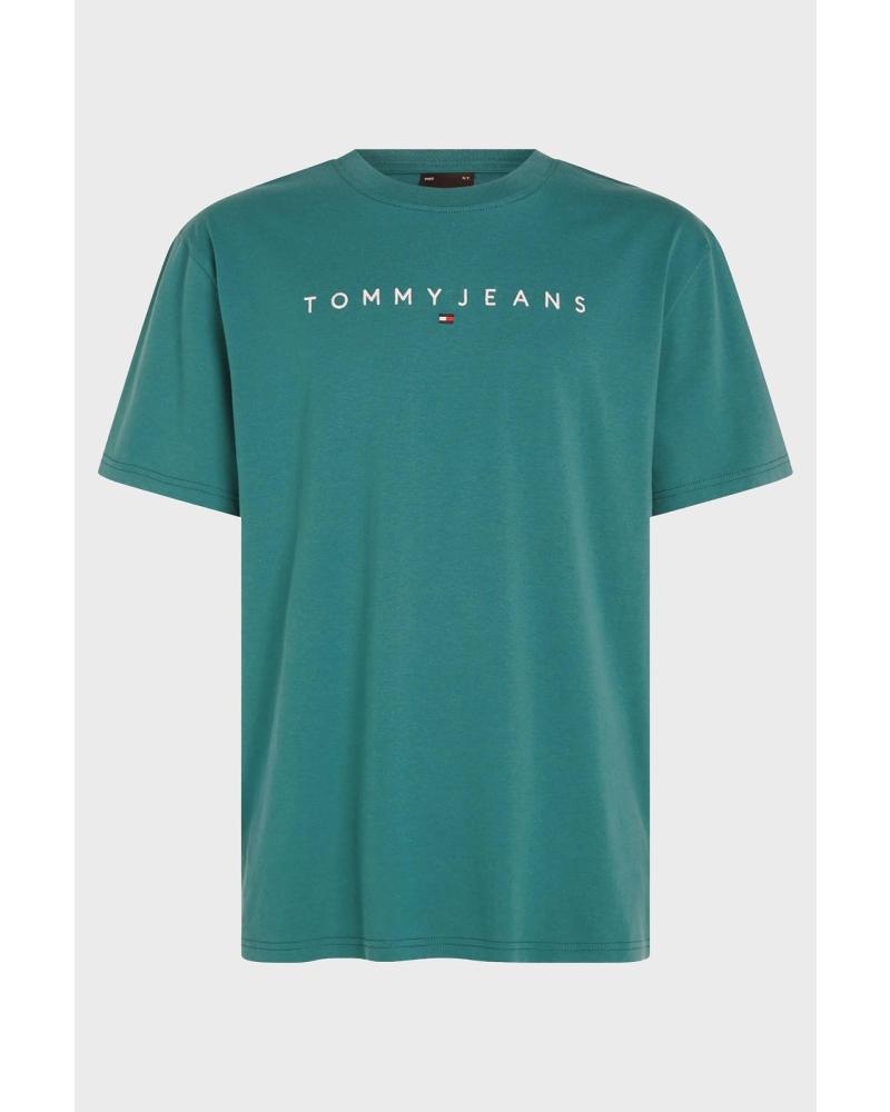 TOMMY JEANS T-SHIRT DM0DM17993 CT0 VERDE VERDE