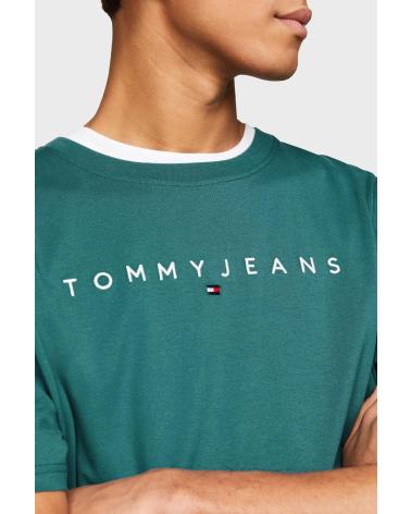 TOMMY JEANS T-SHIRT DM0DM17993 CT0 VERDE VERDE