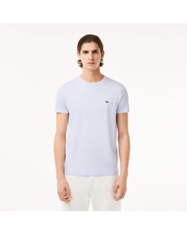LACOSTE T-SHIRT AZZURRA IN COTONE MODELLO TH6709 00 J2G AZUL
