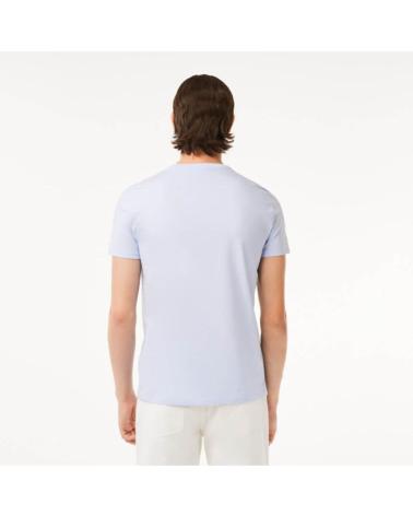 LACOSTE HELLBLAUES BAUMWOLL-T-SHIRT MODELL TH6709 00 J2G AZUL