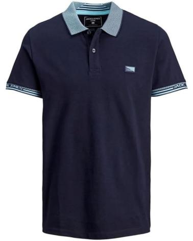 JACK AND JONES POLO SHIRT 12186337 NAVY BLUE AZUL MARINO