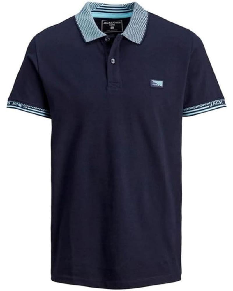JACK AND JONES POLO SHIRT 12186337 NAVY BLUE AZUL MARINO