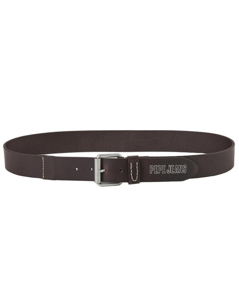 CEINTURE EN CUIR PEPE JEANS JAKE BELT PM020994 MARRON MARRóN